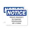 Signmission Private Property No Parking Trespassing OSHA Notice Sign, Vinyl Decal, 14in W x 10in L, 2PK OS-2PACK-NS-D-1014-L-17839 - alternate 1